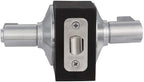 Latitude Privacy Door Handle with Lock – Satin Chrome