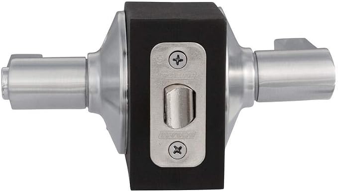 Latitude Privacy Door Handle with Lock – Satin Chrome